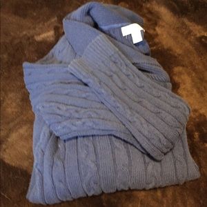 Blue Sweater (Cowl Neck)